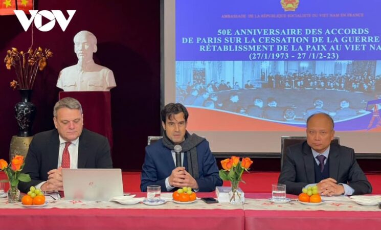 Hội thảo và Lễ kỷ niệm 50 năm Ngày ký Hiệp định Paris về chấm dứt chiến tranh, lập lại hòa bình ở Việt Nam tại Pháp