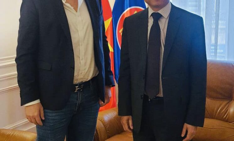 Đại sứ Việt Nam tại Pháp Đinh Toàn Thắng tiếp Chủ tịch công ty Linagora